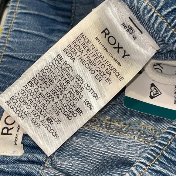 Roxy Juniors' Impossible Denim Shorts -small Blue - Picture 6 of 7